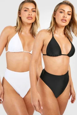 Bikinis|Swimwear^Nasty Gal 2 Pack Triangle Bikini Top |