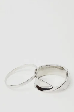 Jewelry^Nasty Gal Abstract Bracelet 2 Pack |