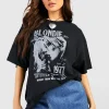 T-shirts|T-shirts^Nasty Gal Blondie Oversized License Band T-shirt |