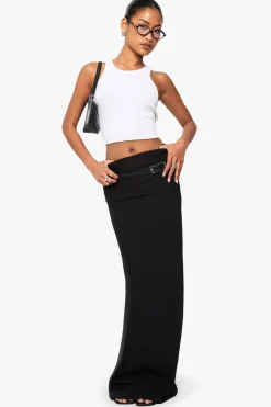 Skirts|Skirts^Nasty Gal Boohoo Basics Fold Over Waistband Maxi Skirt |