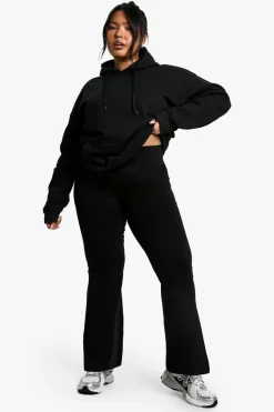 Pants^Nasty Gal BOOHOO BASICS PLUS DEEP WAISTBAND FLARE |