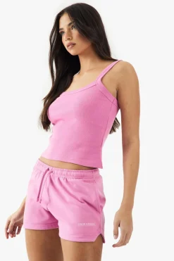 Tops^Nasty Gal Boohoo Basics Thick Binding Rib Vest Top |