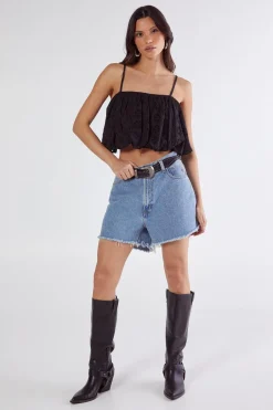Cami Tops|Tops^Nasty Gal Broderie Puffball Cami Top |