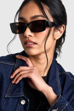 Sunglasses^Nasty Gal Brown Lense Square Sunglasses |
