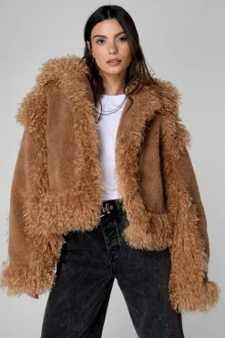 Jackets|Coats^Nasty Gal Buckle Neck Casual Jacket |