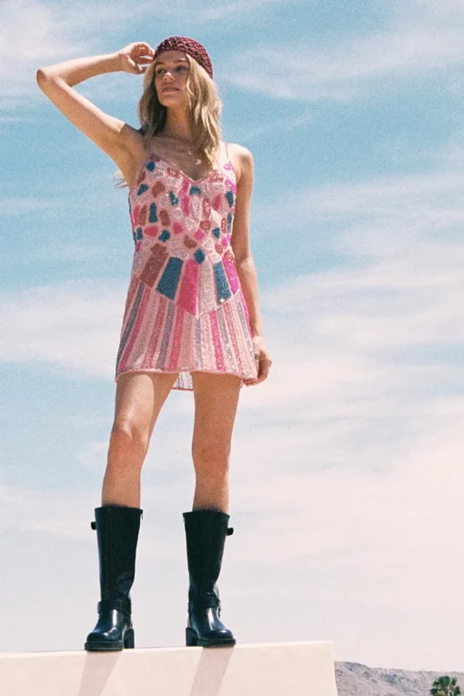 Vacation Shop|Mini Dresses^Nasty Gal Butterfly Embellished Mini Dress |