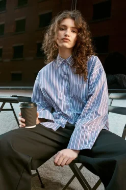 Festival Outfits|Festival Outfits^Nasty Gal Cotton Stripe Extreme Oversized Wide Cuff Shirt |