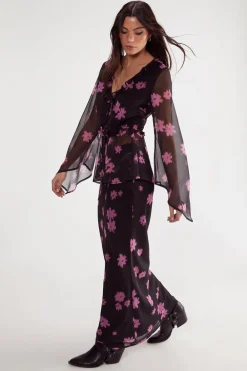 Skirts|Skirts^Nasty Gal Ditsy Floral Chiffon Maxi Skirt |