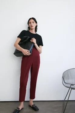 Pants^Nasty Gal Double Crepe High Waisted Dart Detail Trouser |