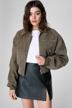 Leather^Nasty Gal Essentials Faux Leather Mini Skirt |