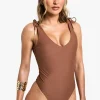 Swimsuits|Swimwear^Nasty Gal Feather Charm Backless Swimsuit |