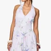 Dresses^Nasty Gal Floral Bengaline Plunge Mini Dress |
