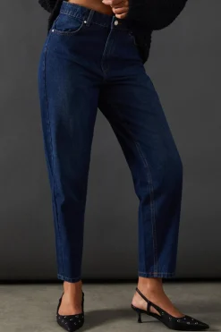 Jeans|Denim^Nasty Gal High Rise Barrel Leg Denim Jean |