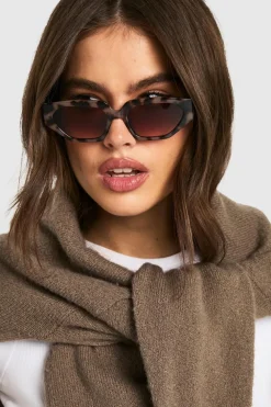 Sunglasses|Animal Print^Nasty Gal Leopard Rectangular Sunglasses |