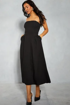 Dresses^Nasty Gal Linen Look Bandeau Maxi Dress |