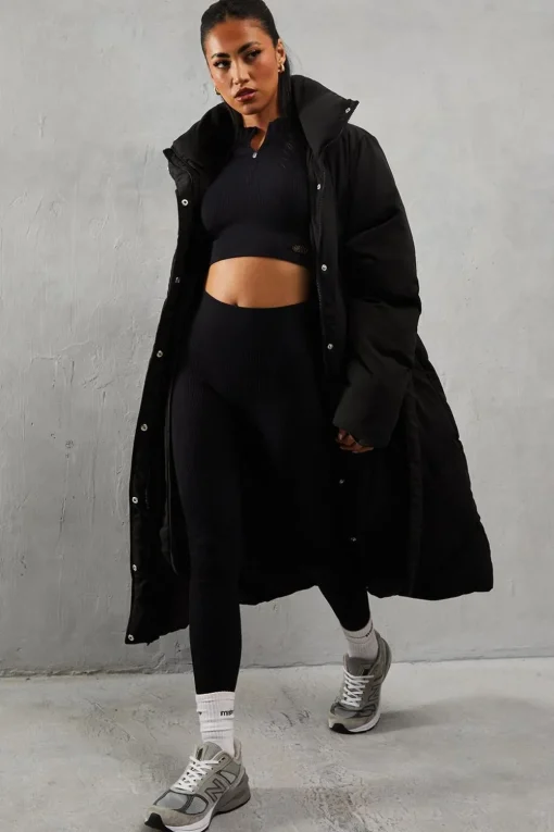 Coats^Nasty Gal Longline Puffer Coat |