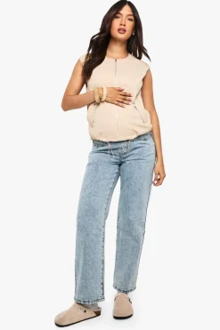 Denim|Denim^Nasty Gal Maternity Over The Bump Boyfriend Jeans |