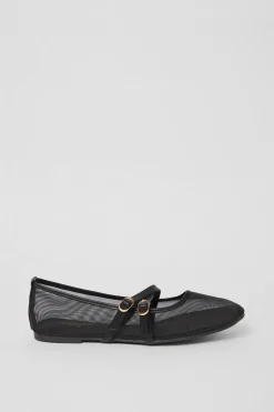 Flat Shoes^Nasty Gal Mesh Net Ballet Flat |