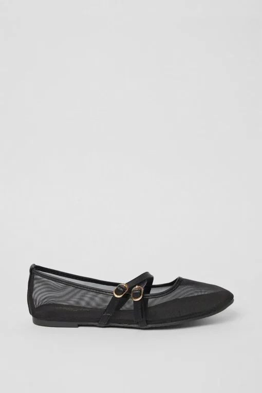 Flat Shoes^Nasty Gal Mesh Net Ballet Flat |