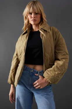 Jackets^Nasty Gal Onion Quilted Jacket |