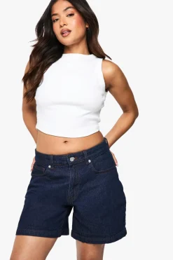 Denim|Denim^Nasty Gal Petite Denim Boyfriend Short |