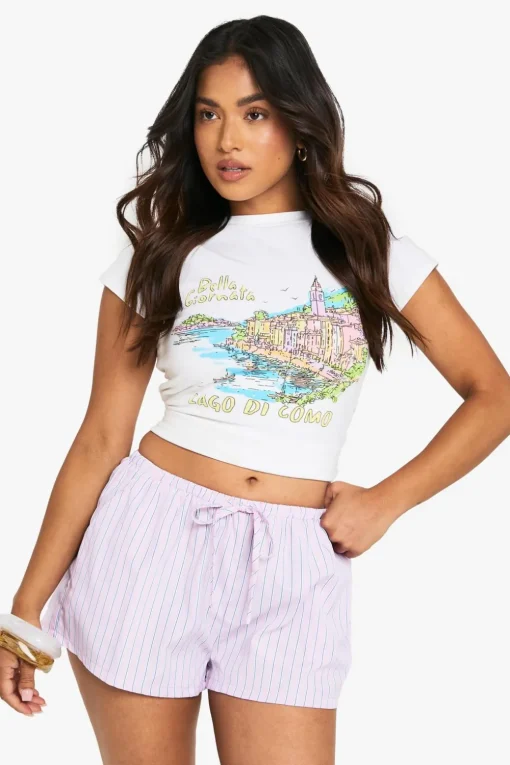 Shorts|Shorts^Nasty Gal Petite Drawstring Shorts |