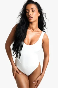 Bikinis|Swimwear^Nasty Gal Petite Swimwear Essentials Ruched Swimsuit |