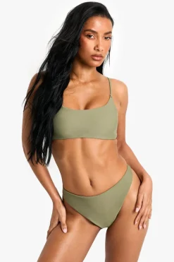 Bikinis|Swimwear^Nasty Gal Petite Swimwear Essentials Crop Bikini Top |