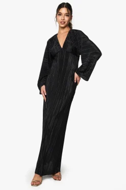 Dresses^Nasty Gal Plisse Batwing Maxi Dress |