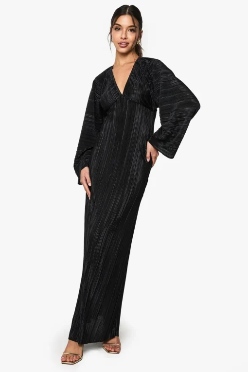 Dresses^Nasty Gal Plisse Batwing Maxi Dress |