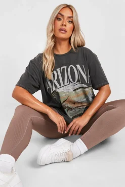 Tops^Nasty Gal Plus Arizona Washed Oversized T-shirt |