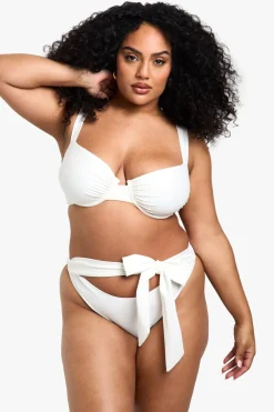 Swimwear^Nasty Gal Plus Swimwear Essentials Tie High Waist Brief |