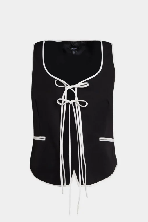 Tank Tops|Tank Tops^Nasty Gal Plus Tailored Contrast Piped Vest |
