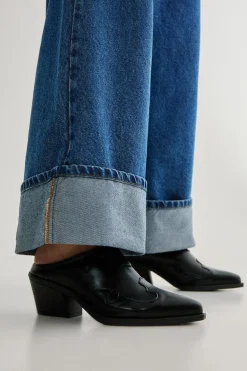 Heels|Cowgirl^Nasty Gal Pointed Toe Western Mule |