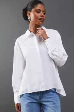 Dresses^Nasty Gal Poplin Open Tie Back Shirt |