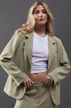 Blazers|Blazers^Nasty Gal Premium Single Breasted Blazer |