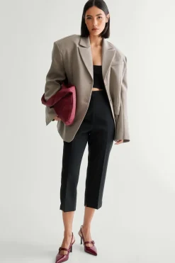 Two Piece Sets|Two Piece Sets^Nasty Gal Premium Tailored Capri Trouser |