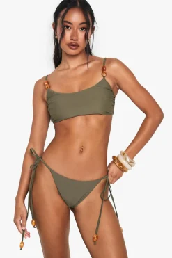 Bikinis|Swimwear^Nasty Gal Resin Stone Tie Side Bikini Bottoms |