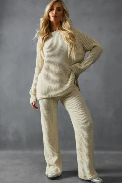Pants^Nasty Gal Rib Knit High Neck Jumper & Trouser Co-ord |
