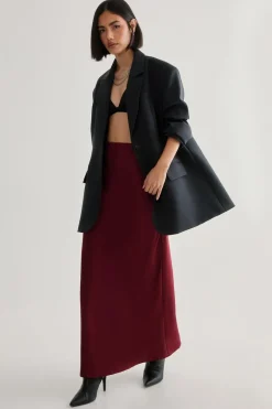 Skirts|Skirts^Nasty Gal Satin Maxi Skirt |