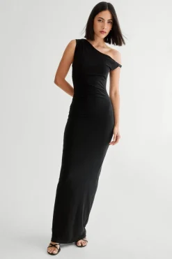 Maxi Dresses|Dresses^Nasty Gal Slinky Off Shoulder Maxi Dress |