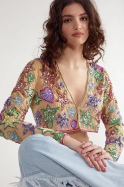 Festival Outfits|Festival Outfits^Nasty Gal Star And Heart Embellished Jacket |