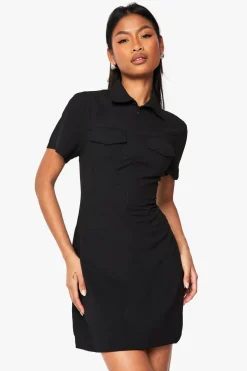 Dresses^Nasty Gal Structured Zip Detail Mini Dress |