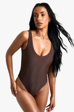 Swimsuits|Swimwear^Nasty Gal Swimwear Essentials Scoop Swimsuit |