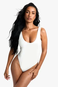 Swimsuits|Swimwear^Nasty Gal Swimwear Essentials Scoop Swimsuit |