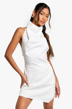 Rompers|Rompers^Nasty Gal Tailored Cowl Neck Sccop Back Playsuit |