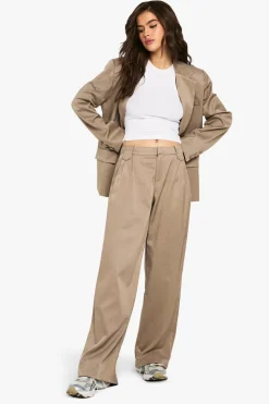 Pants^Nasty Gal Tailored Straight Leg Trouser |