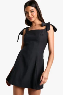 Dresses^Nasty Gal Tailored Tie Shoulder Mini Dress |