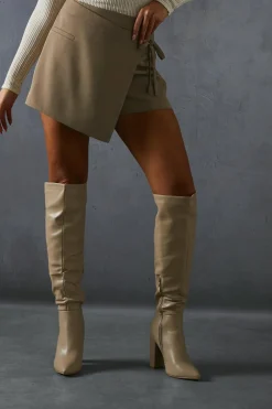 Shorts|Shorts^Nasty Gal Tailored Tie Side Skort |