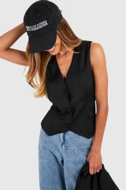 Tops^Nasty Gal Tailored Woven Waistcoat |